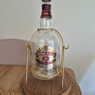 CHIVAS REGAL 3 LİTRE AHŞAP SALINCAKLI BOŞ ŞİŞE