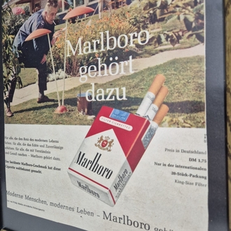 MARLBORO 1961 REKLAM TABLOSU