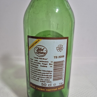 TEKEL BİRASI VINTAGE BOŞ ŞİŞESİ 50 cl