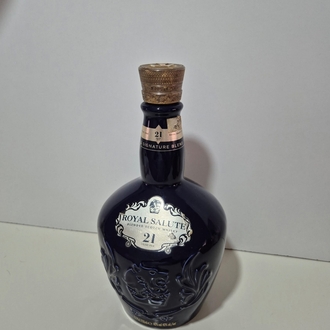 ROYAL SALUTE 21 YEARS BOŞ PORSELEN ŞİŞE 70 cl