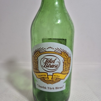 TEKEL BİRASI VINTAGE BOŞ ŞİŞESİ 50 cl