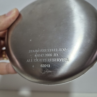 JACK DANIEL'S 2008 YILI LİSANSLI CEP MATARASI 6 oz