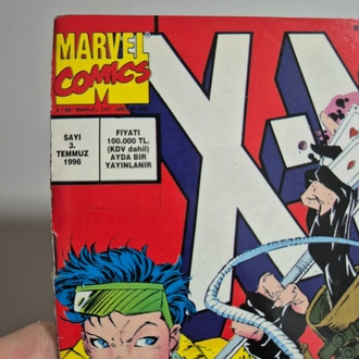 X-MEN SAYI 1 ve SAYI 3 (MAYIS '96 ve TEMMUZ '96)