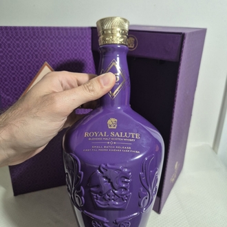 ROYAL SALUTE 25 YEARS TRAVEL EXCLUSIVE LIMITED EDITION - 70 cl BOŞ ŞİŞESİ ve KUTUSU