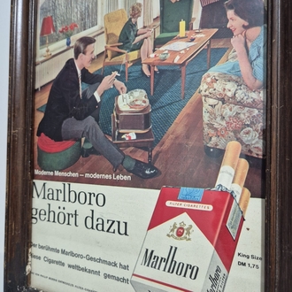 MARLBORO 1961 REKLAM TABLOSU