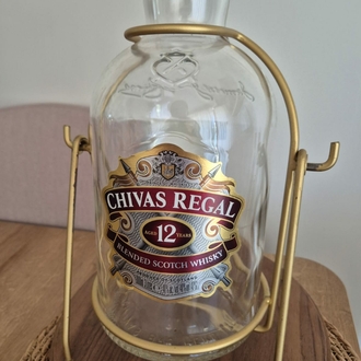 CHIVAS REGAL 3 LİTRE AHŞAP SALINCAKLI BOŞ ŞİŞE