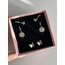 silver kelebek küpe set|ÇELİK