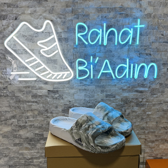  Adidas Adilette 22 – Haki/Beyaz