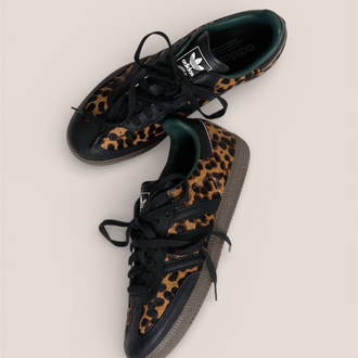 adidas Samba OG Black Green Leopard