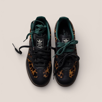 adidas Samba OG Black Green Leopard