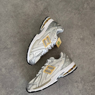 New Balance 1906R White Silver Metallic Gold 