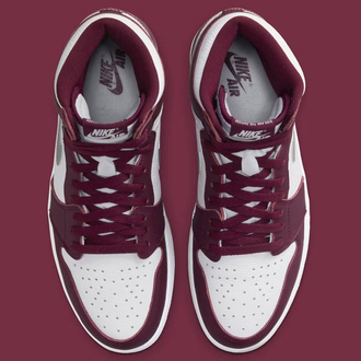 Air Jordan 1 High “Bordeaux” WHITE/METALLIC SILVER
