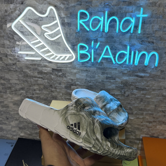  Adidas Adilette 22 – Haki/Beyaz