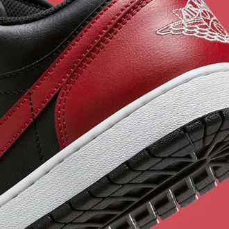 Air Jordan 1 Low “Bred Twist” Black/Varsity Red-Summit White