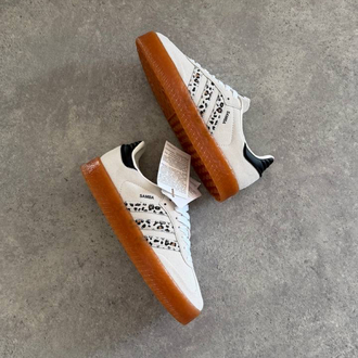 Adidas Sambae Leopard White