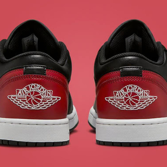 Air Jordan 1 Low “Bred Twist” Black/Varsity Red-Summit White
