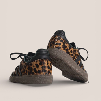 adidas Samba OG Black Green Leopard