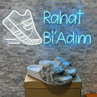  Adidas Adilette 22 – Haki/Beyaz