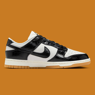Nike Dunk Low LX Black Croc