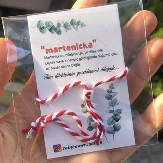 Kare kalp Marteniçka bileklik