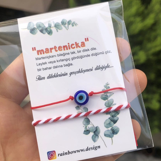 Nazar boncuğu Marteniçka seti