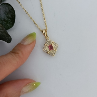 14K Renkte Xuping Blush Kolye