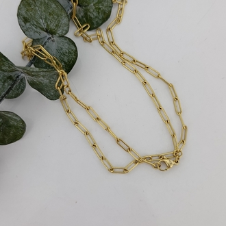 14K Renkte Xuping 60 cm Ataç Zincir Kolye