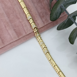 14K Renkte Xuping Başak Bileklik