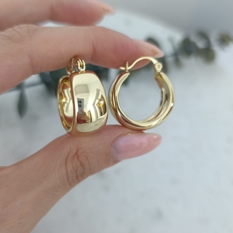 14K Renkte Xuping Bond Küpe