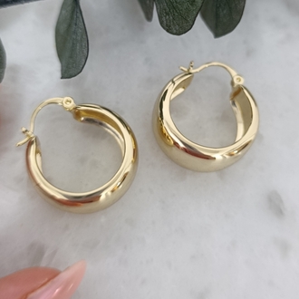 14K Renkte Xuping Bond Küpe