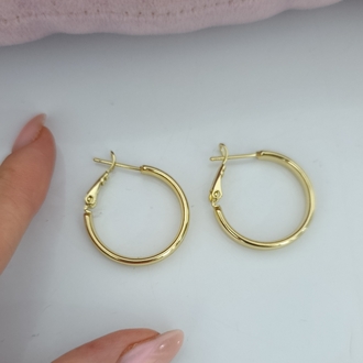 14K Renkte Xuping Halka Küpe