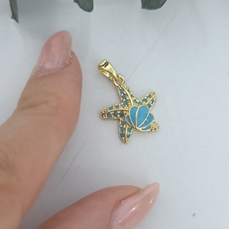 14K Renkte Xuping Deniz Yıldızı Kolye Ucu
