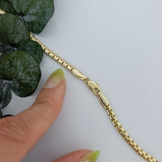 14K Renkte Xuping 45 cm Cube Kolye