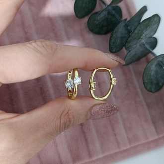 14K Renkte Xuping Küpe 