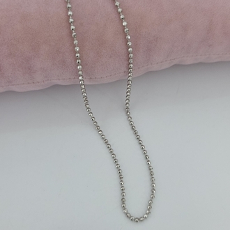 Beyaz Altın İşçiliğinde Xuping 42 cm Işıltılı Dorika Kolye