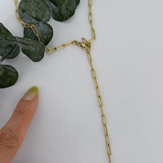 14K Renkte Xuping 60 cm Ataç Zincir Kolye
