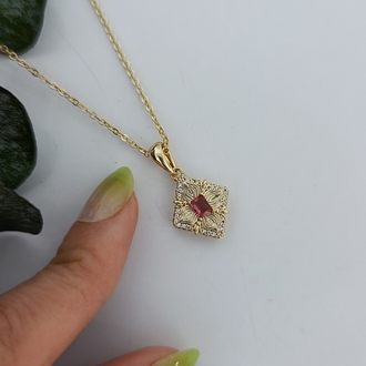 14K Renkte Xuping Blush Kolye