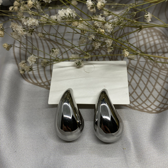 Silver Drop Küpe