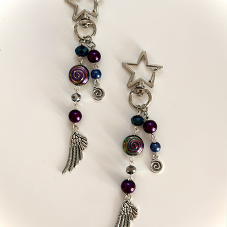 Angel wings charm