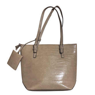 Anne Klein Croc Embossed Shoulder Bag