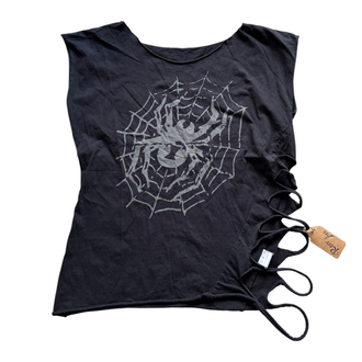 Spider Web Cut-Out Tee