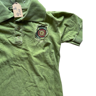 Washed Green Polo Tee