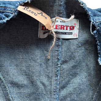 Raw Edge Denim Vest