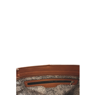 Snakeskin Handle Shoulder Bag