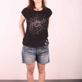 Spider Web Cut-Out Tee