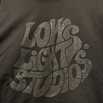 Low lights studios rhinestone tee