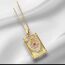 Tarot Gold Çelik Kolye 
