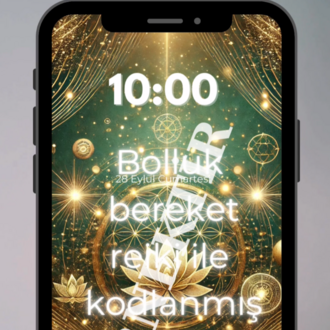 BOLLUK BEREKET REİKİSİ İLE ADINIZA KODLANAN TELEFON DUVAR KAĞIDI