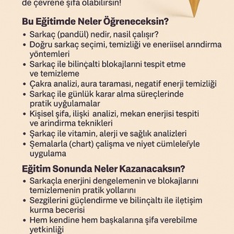 SARKAÇ EĞİTİMİ
