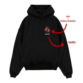 Kişiye özel Takımlı Özel Tasarım Baskılı Oversize sweatshirt